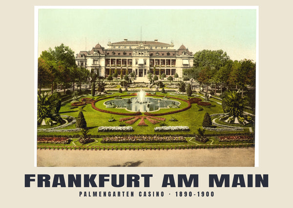 Palmengarten Casino, Frankfurt am Main — 1890–1900 · Vintage photochrom print