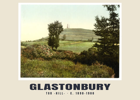 Tor -Hill-, Glastonbury, c. 1890–1900 Heritage Print