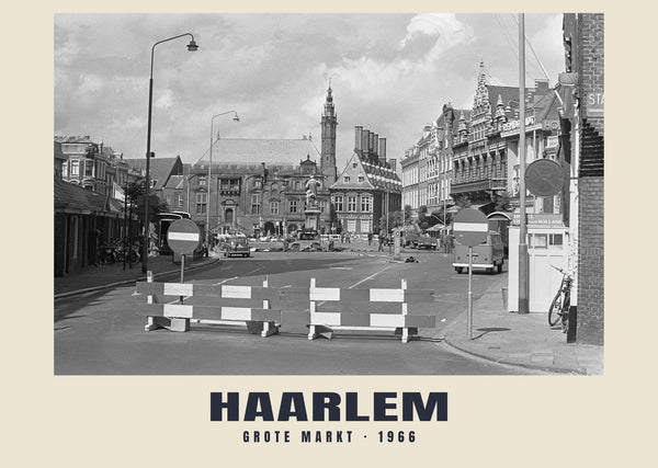 Grote Markt, Haarlem — 1966 · Historic photograph print