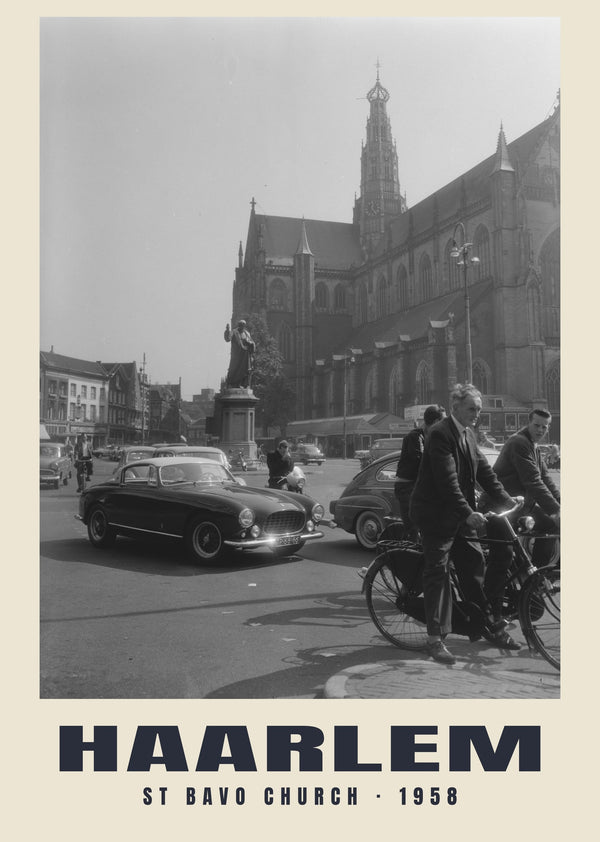 St Bavo Church, Haarlem — 1958 · Historic photograph print