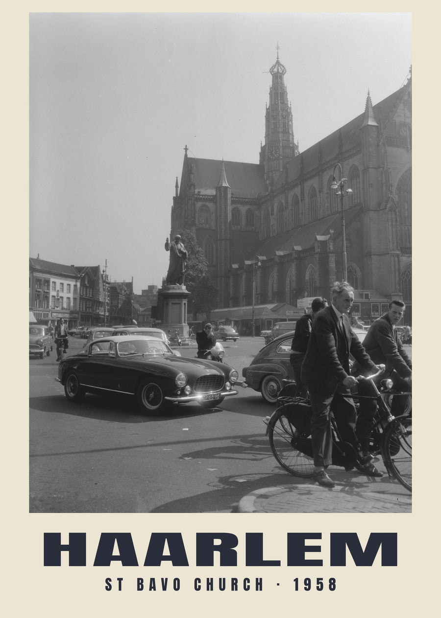 St Bavo Church, Haarlem — 1958 · Historic photograph print