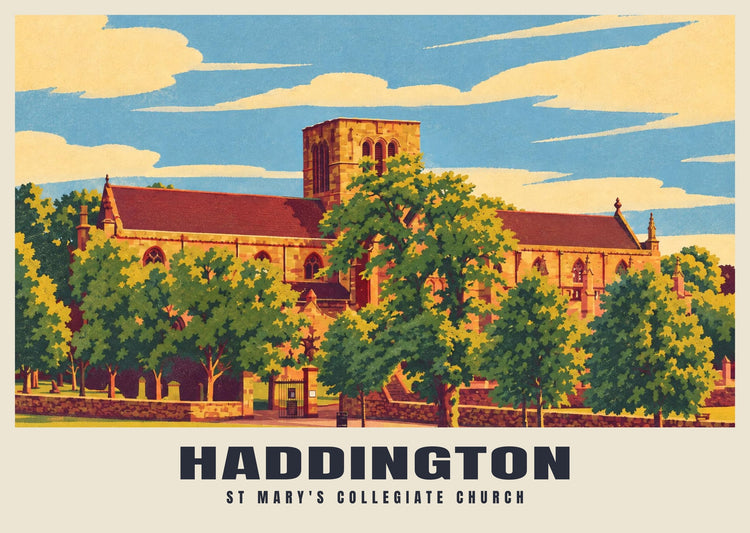 St Mary's Collegiate Church, Haddington Poster