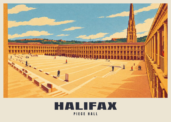 Piece Hall, Halifax Poster