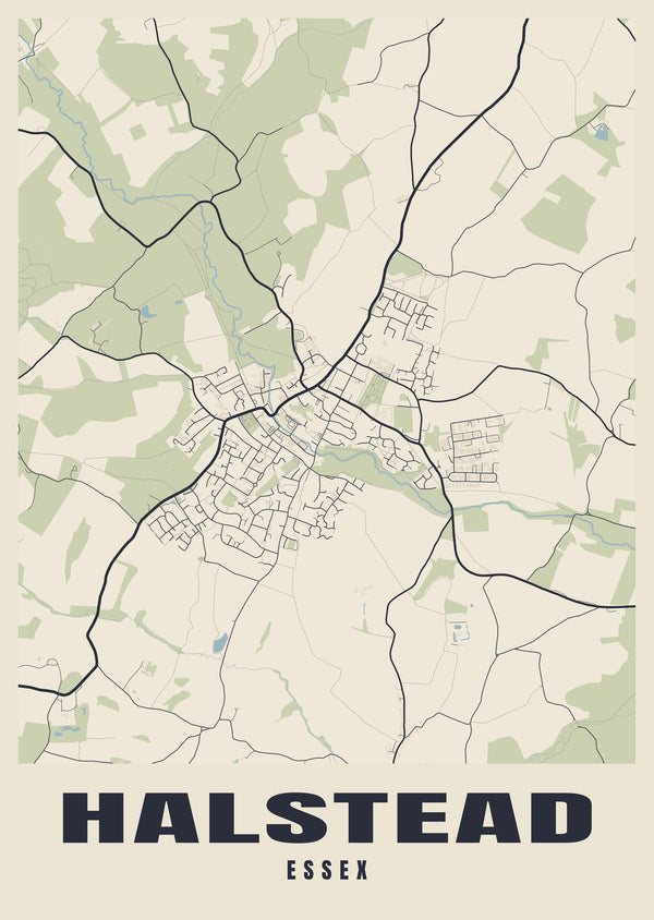 Halstead Street Map Poster