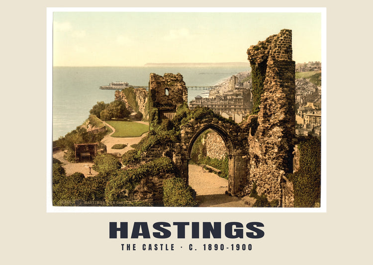 The castle, Hastings, c. 1890–1900 Heritage Print
