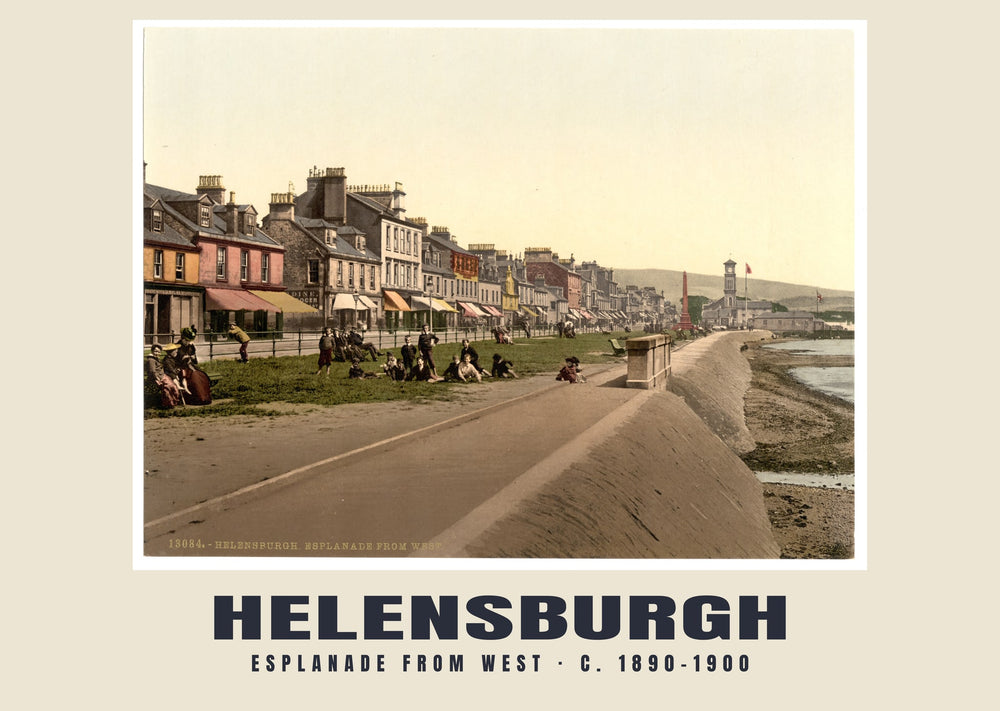 Esplanade from west, Helensburgh, c. 1890–1900 Heritage Print