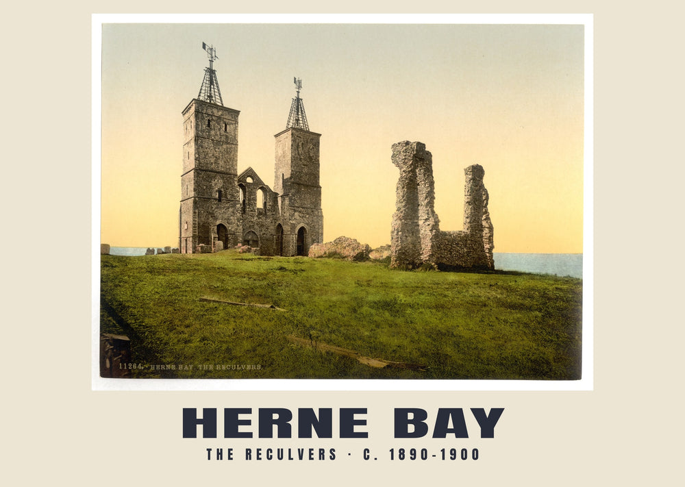 The Reculvers, Herne Bay, c. 1890–1900 Heritage Print