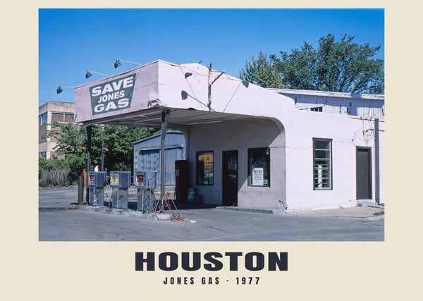 Jones Gas, Houston — 1977 · Historic photograph print