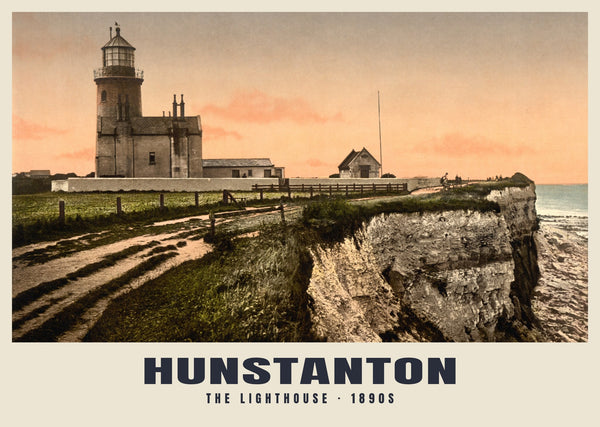 The Lighthouse, Hunstanton, c. 1890–1900 Heritage Print