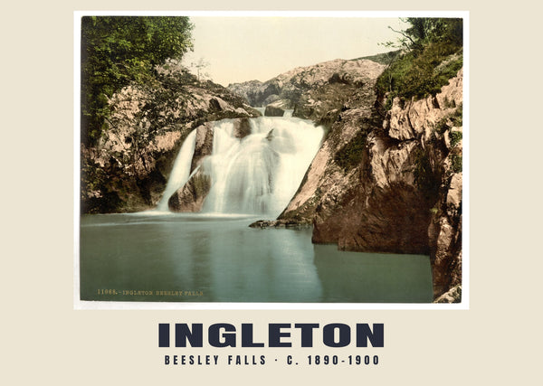Beesley Falls, Ingleton, c. 1890–1900 Heritage Print