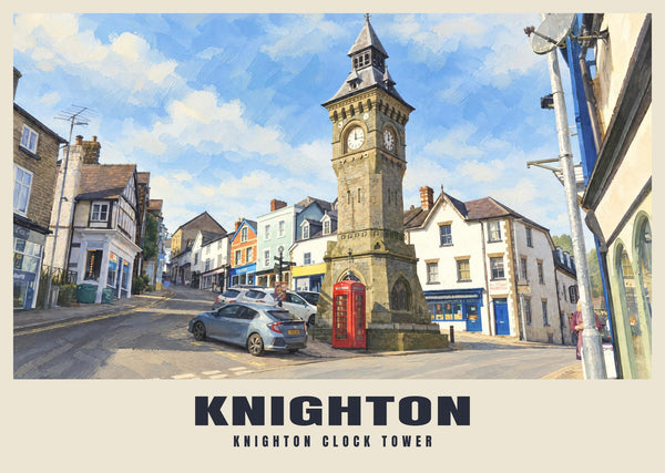Knighton Clock Tower Poster