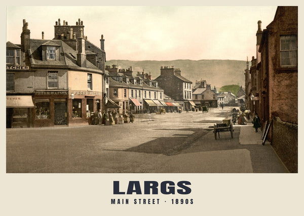 Main Street, Largs, c. 1890–1900 Heritage Print