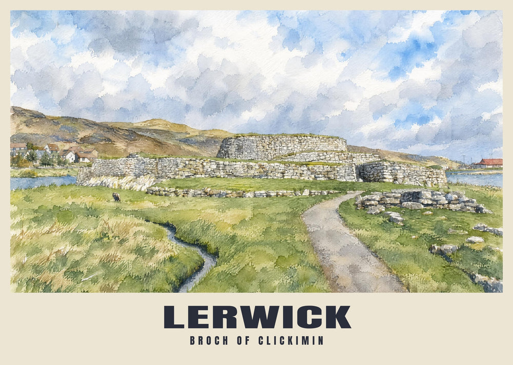 Broch of Clickimin, Lerwick Poster