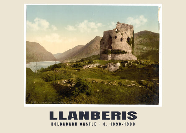 Dolbadarn Castle, Llanberis, c. 1890–1900 Heritage Print