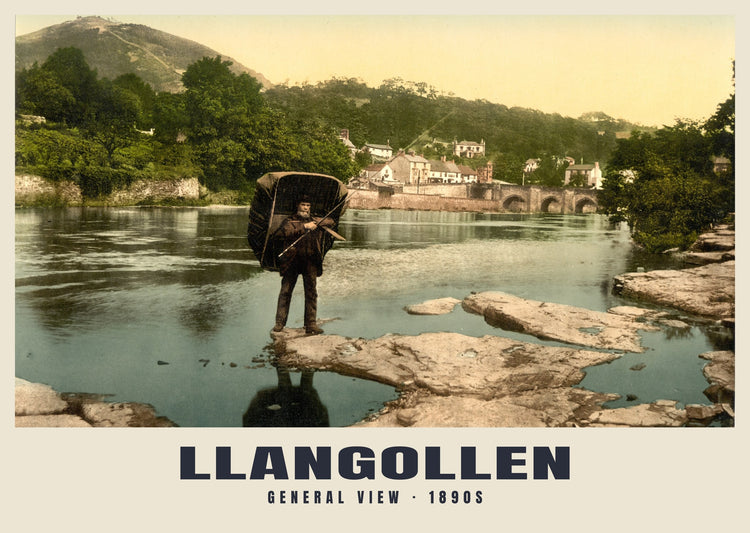 General View, Llangollen, c. 1890–1900 Heritage Print