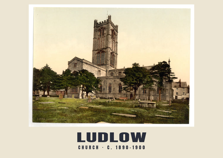 Church, Ludlow, c. 1890–1900 Heritage Print