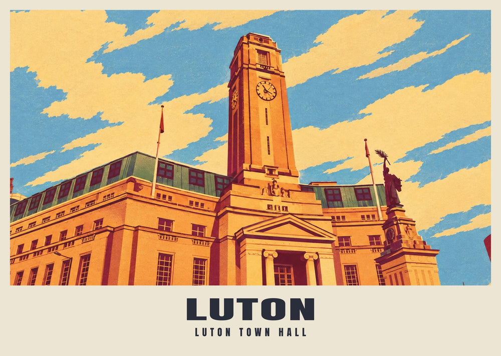 Luton Town Hall Poster