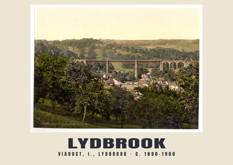 Viaduct, I., Lydbrook, c. 1890–1900 Heritage Print