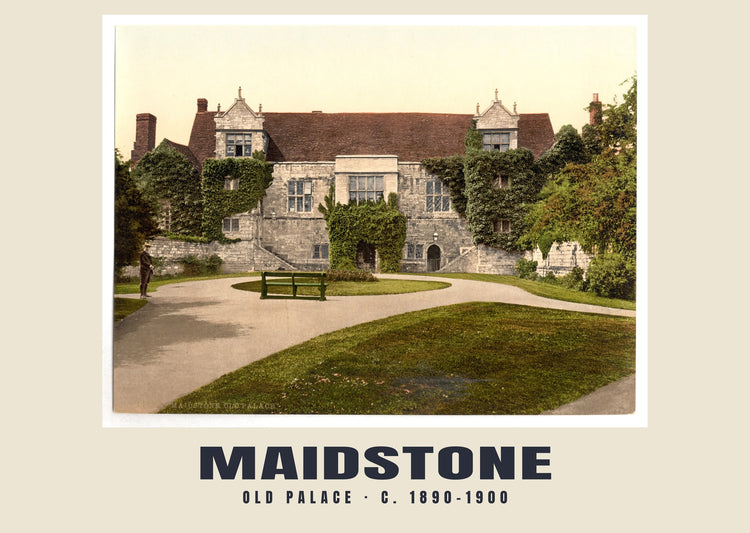Old Palace, Maidstone, c. 1890–1900 Heritage Print