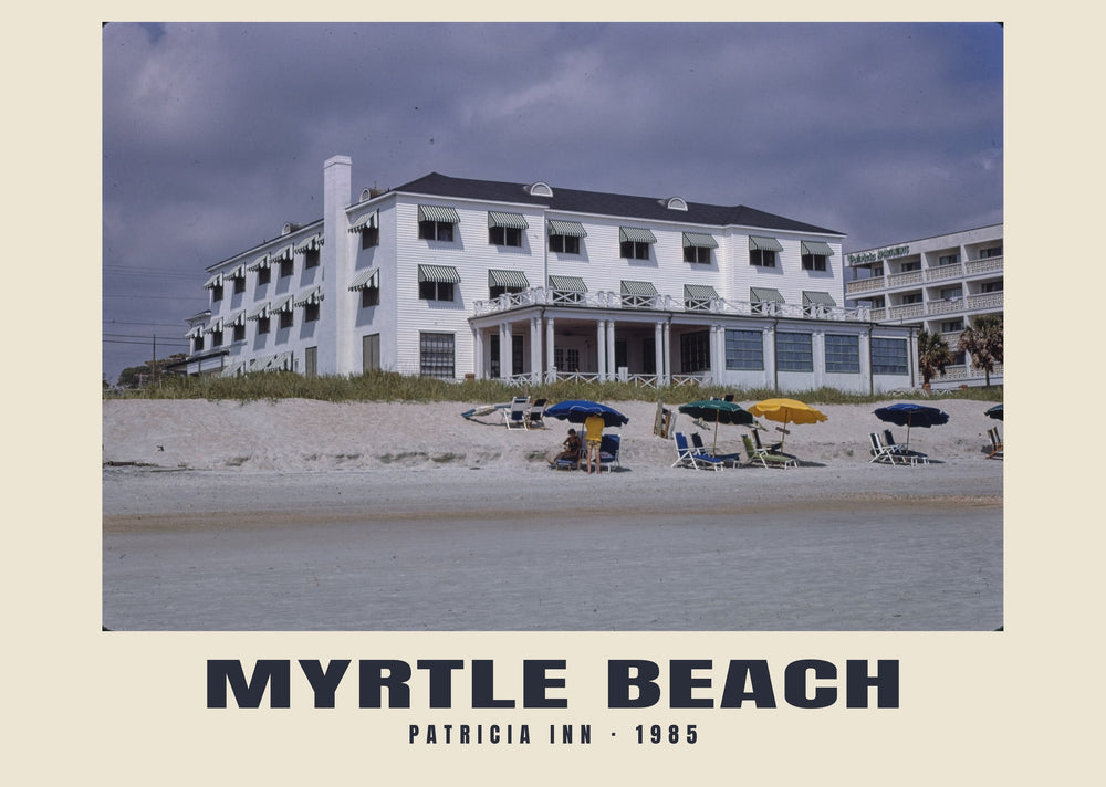 Patricia Inn, Myrtle Beach, South Carolina — 1985 · Historic photograph print