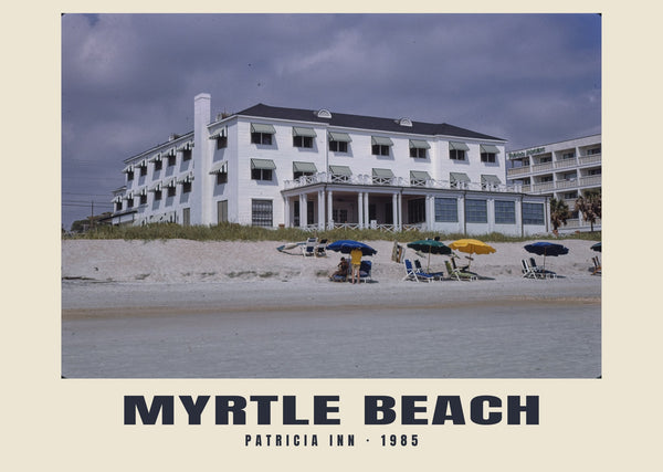 Patricia Inn, Myrtle Beach, South Carolina — 1985 · Historic photograph print