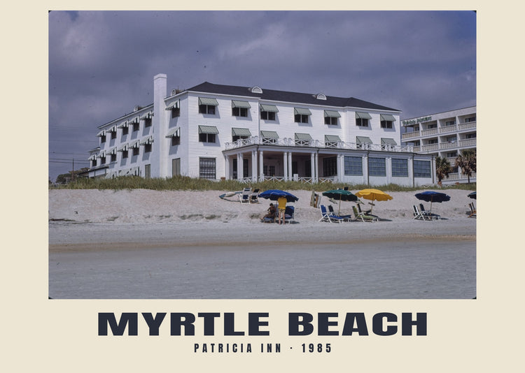 Patricia Inn, Myrtle Beach, South Carolina — 1985 · Historic photograph print