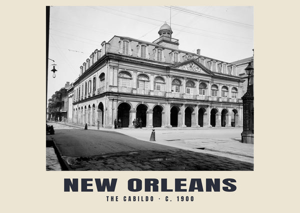 The Cabildo, New Orleans — c. 1900 · Historic photograph print