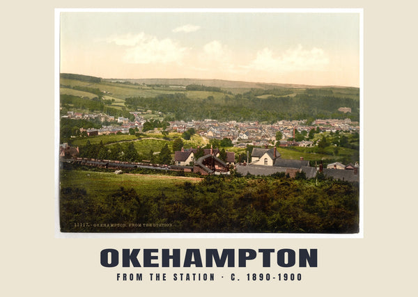 From the station, Okehampton, c. 1890–1900 Heritage Print