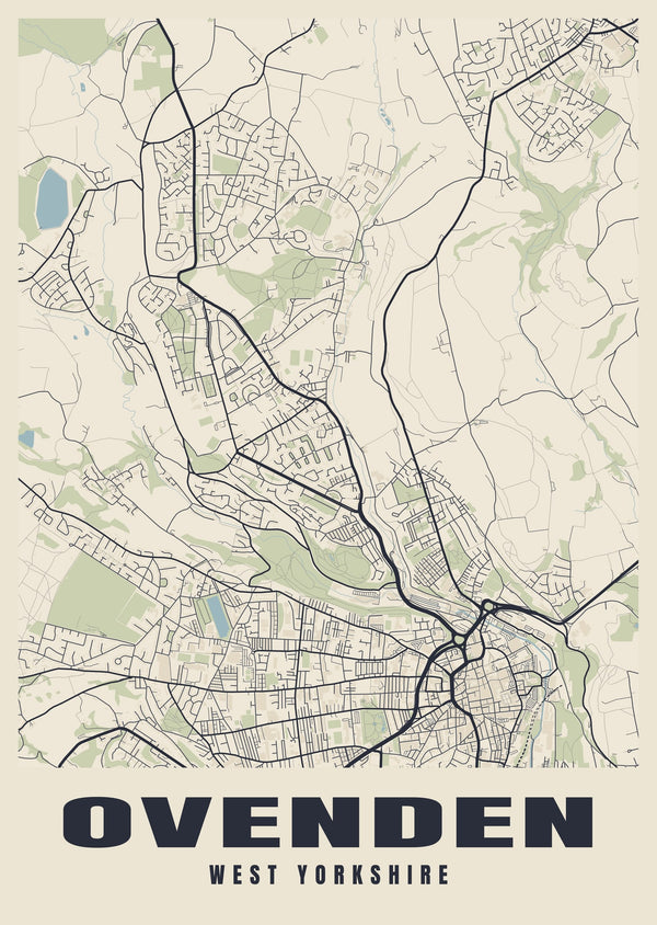 Ovenden Street Map Poster