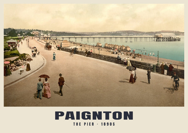 The Pier, Paignton, c. 1890–1900 Heritage Print