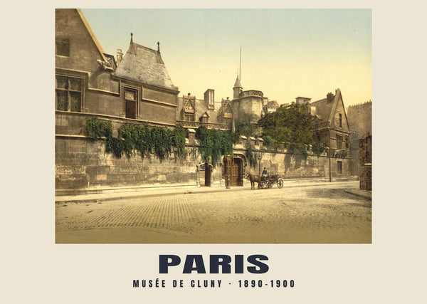 Musée de Cluny, Paris — 1890–1900 · Vintage photochrom print