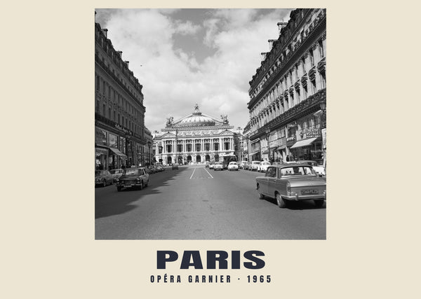 Opéra Garnier, Paris — 1965 · Historic photograph print