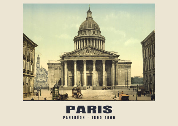 Panthéon, Paris — 1890–1900 · Vintage photochrom print