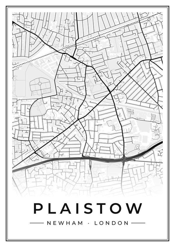Plaistow Street Map Poster