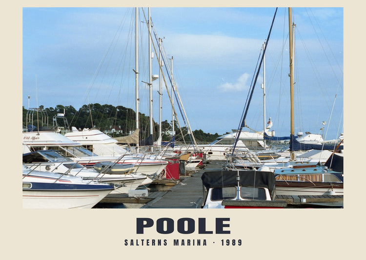 Salterns Marina, Poole, 1989 Heritage Print