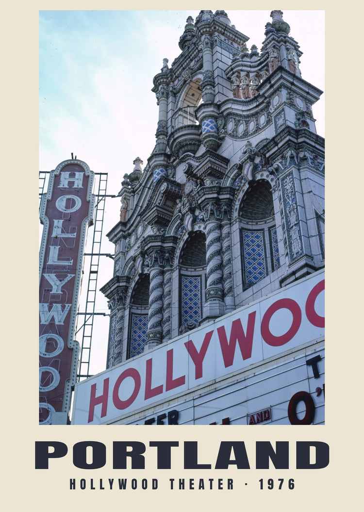 Hollywood Theater, Portland — 1976 · Historic photograph print