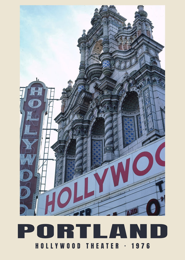 Hollywood Theater, Portland — 1976 · Historic photograph print