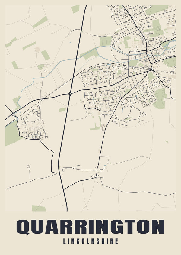 Quarrington Street Map Poster