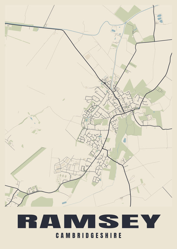 Ramsey Street Map Poster