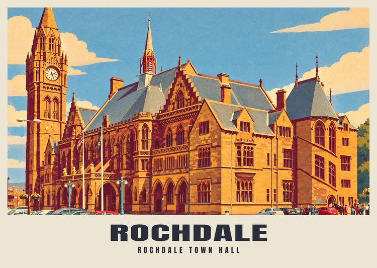 Rochdale Town Hall Poster