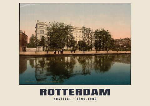 Hospital, Rotterdam — 1890–1900 · Vintage photochrom print