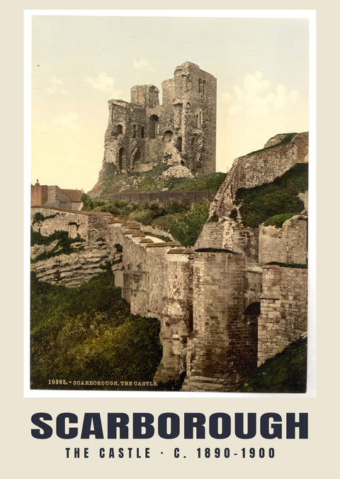 The castle, Scarborough, c. 1890–1900 Heritage Print