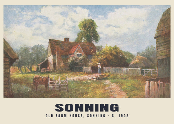 Old Farm House, Sonning, c. 1905 Heritage Print