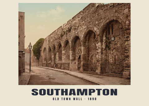 Old Town Wall, Southampton — 1890