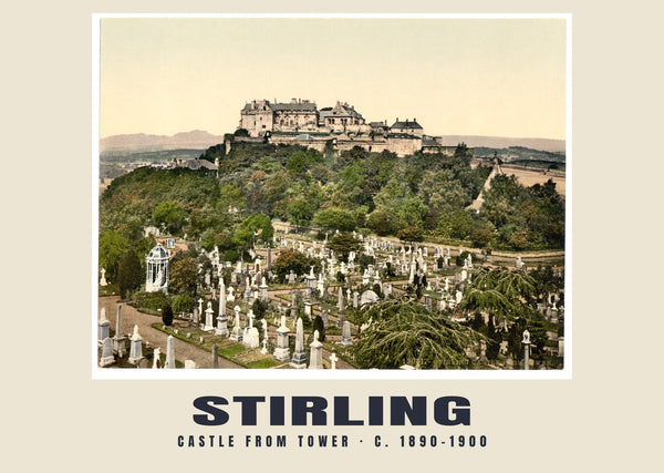 Castle from tower, Stirling, c. 1890–1900 Heritage Print