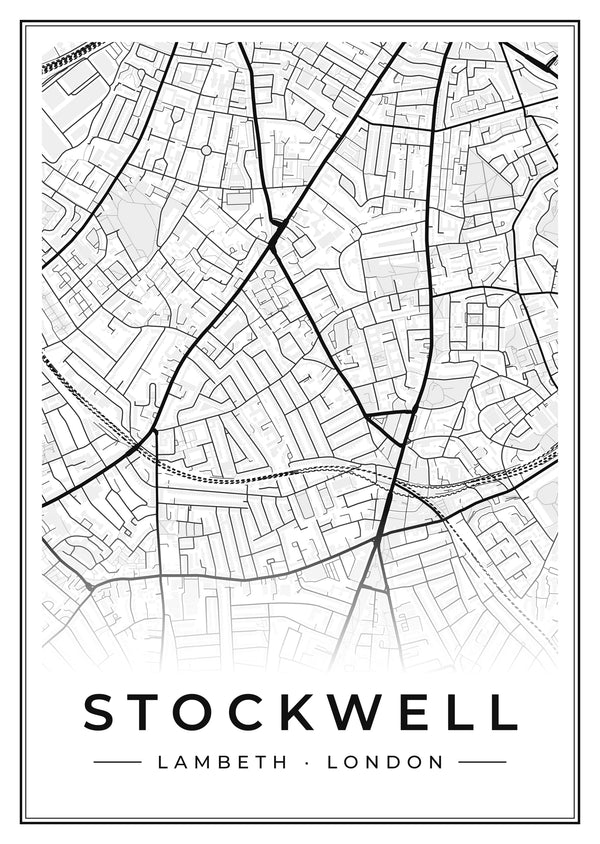 Stockwell Street Map Poster