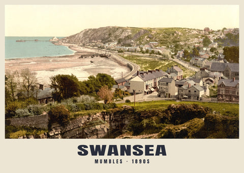 Mumbles, Swansea, c. 1890–1900 Heritage Print
