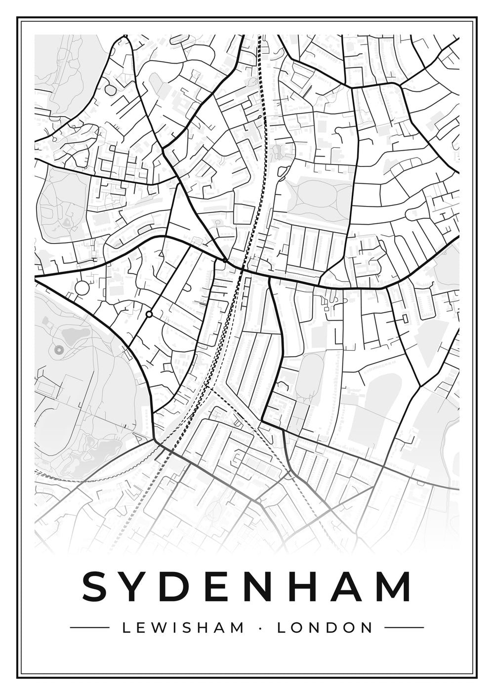 Sydenham Street Map Poster