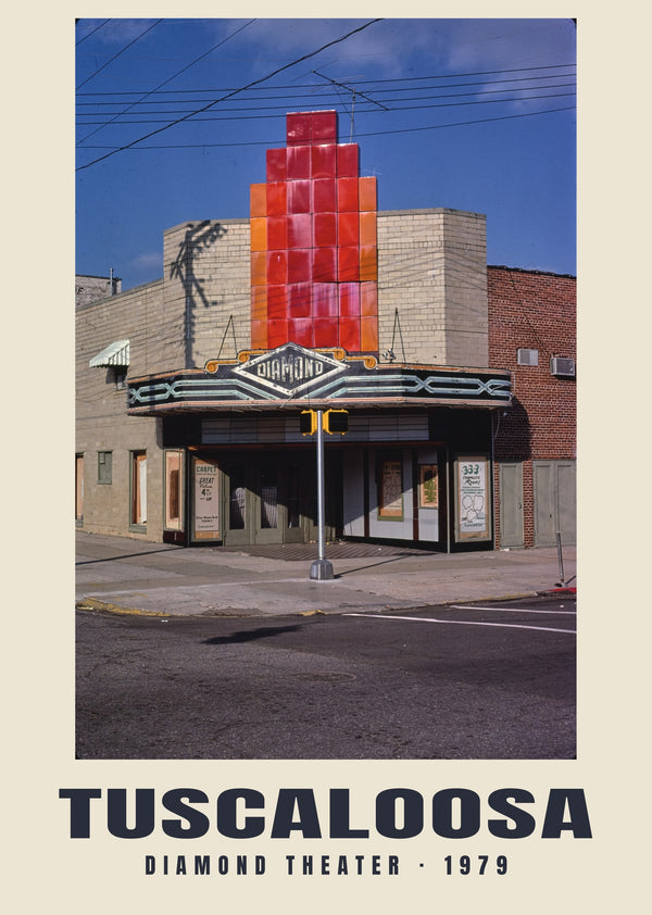 Diamond Theater, Tuscaloosa, Alabama — 1979 · Historic photograph print