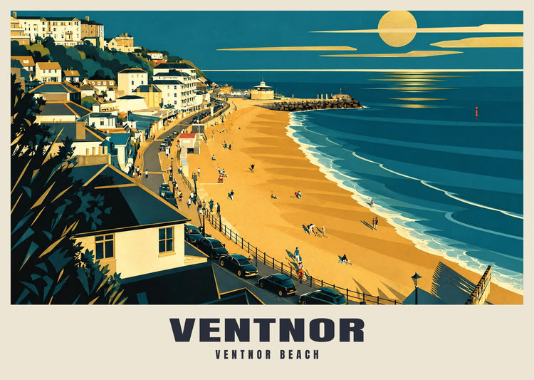 Ventnor Beach Poster